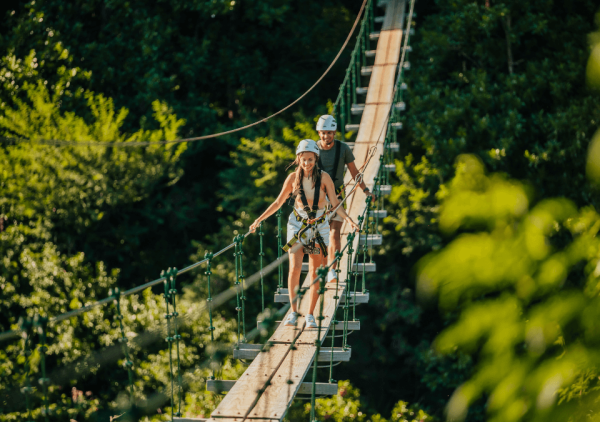 The Nepalese Bridge & 5 Ziplines- Casela Nature Parks